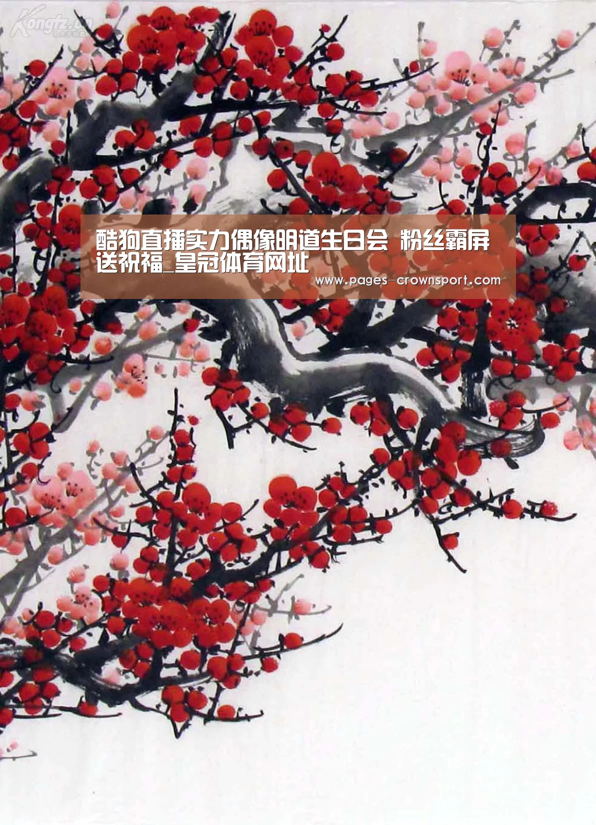 酷狗直播实力偶像明道生日会 粉丝霸屏送祝福_皇冠体育网址(图2) 皇冠体育官网
